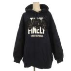  Jeanasis JEANASIS гонки обрезка Logo f-ti тренировочный Parker тянуть over длинный рукав темно-синий 251118E женский 