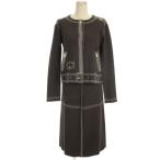 da-ma коллекция dama collection выставить вязаный кардиган юбка Brown M женский 