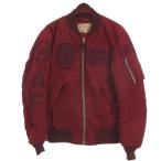 アヴィレックス AVIREX タイガーシャーク MA-1 フライトジャケット 中綿 6172142 レッド L メンズ