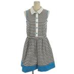 ショッピングアルマーニ アルマーニ ジュニア ARMANI Jr キッズ 女の子 ノースリーブ 総柄 ワンピース ひざ丈 ブラック 14A ■FF キッズ