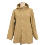 ダントン DANTON コットン フーディ ジャケット 34 ベージュ 251222E レディース