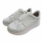 ショッピングugg アグ UGG リブ スニーカー レザー 1106621 ホワイト 23.5cm レディース