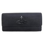 ショッピングVivienne ヴィヴィアンウエストウッド Vivienne Westwood オーブ 長財布 フラップ レザー ブラック レディース