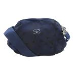 サボイ SAVOY 総柄 ショルダーバッグ ネイビー 鞄 ■FF レディース