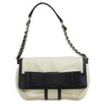 ケイトスペード KATE SPADE リボンモチーフ ワン ショルダー バッグ レザー ホワイト レディース