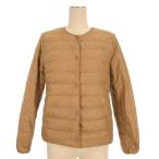 ユニクロ UNIQLO ウルトラライト ダウンジャケット ベージュ M 260129E ■GY35 レディース