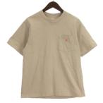 ダントン DANTON ポケット Tシャツ カットソー 半袖 JD-9041 ベージュ 38 メンズ