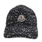 モンクレール MONCLER ウール ロゴ キャップ 帽子 H20933B00010 ネイビー メンズ レディース