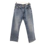  Gap GAP Denim брюки джинсы woshu обработка повреждение обработка 30?30 синий голубой распорка Silhouette 5 карман /SD #GY74