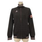  Le Coq s Porte .fle coq sportif джерси Zip выше жакет спорт одежда общий рисунок черный розовый M 260602E женский 