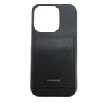 Jil Sander JIL SANDER iPhone15 Pro кожанный кейс карта карман черный *AA* прочее 