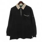  Kenzo KENZO GOLF рубашка-поло длинный рукав Golf одежда 3 черный 260817E #GY09 мужской 