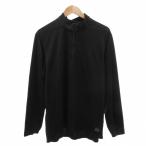  Nike Golf NIKE GOLF прекрасный товар рубашка с длинным рукавом джерси половина Zip тянуть over mok шея L чёрный черный /OB #GY09 мужской 