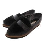  Diana DIANA Loafer плоская обувь искусственный мех 24cm чёрный черный /NL женский 