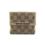 ¥°¥Ã¥Á GUCCI 112716 GG ¥¥ã¥ó¥Ð¥¹ ¥ì¥¶¡¼ ¥³¥ó¥Ñ¥¯¥È Æó¤ÄÀÞ¤êºâÉÛ ¾®Á¬Æþ¤ì¤¢¤ê ¥ì¥Ç¥£¡¼¥¹¡ÚÃæ¸Å¡Û¡Ú¥Ù¥¯¥È¥ë ¸ÅÃå¡Û