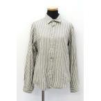 【中古】インディビジュアライズドシャツ INDIVIDUALIZED SHIRTS SLIM FIT 長袖 ヒッコリー ワークシャツ14 1/2-30 【ベクトル 古着】