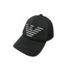 Yahoo! Yahoo!ショッピング(ヤフー ショッピング)中古 エンポリオアルマーニ EMPORIO ARMANI イーグル ロゴ メッシュ キャップ 帽子 ブラック 627520 0P560 メンズ 【ベクトル 古着】