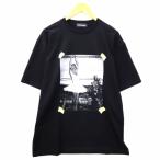 GOD SELECTION XXX ゴッドセレクショントリプルエックス クルーネック フォト プリント 半袖 Tシャツ カットソー L BLACK(ブラック) メンズ