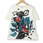 ショッピングマルニ マルニ MARNI THJEL32EP1 SCQ41 クルーネック 半袖 フラワープリント カットソー Tシャツ 38(M) ホワイト