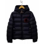 ショッピングmoncler モンクレール MONCLER SASSIERE GIUBBOTTO サッシエール ワッペン ナイロン ジップ ダウンジャケット 0(S) DARK NAVY(ダークネイビー)