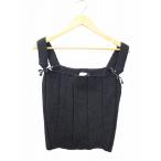 Ann Demeulemeester ANN DEMEULEMEESTER лента вязаный бюстье 42 BLACK( черный ) весна осень-зима женский 