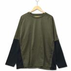  Rod lotto большой размер поддельный Layered футболка с длинным рукавом тренировка рубашка оливковый 3L мужской 