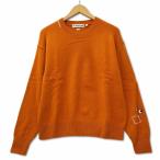 ユニクロ UNIQLO プレミアムラム クルーネックセーター XL オレンジ レディース