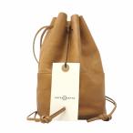 未使用品 ARTS&CRAFTS VEGETABLE HORSE LEATHER DRAW STRINGS POUCH ベジタブル ホースレザー ドローストリング ポーチ キャメル メンズ
