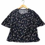 小花プリント プルオ�