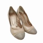  Diana DIANA миндаль tu высокий каблук ламе кожа туфли-лодочки 24cm BEIGE( бежевый ) женский 
