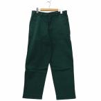 ITEMS item s Zip fly конический хлопок брюки 38 GREEN зеленый WH76-14M010 мужской 