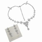 STELLA BRIDAL Stella свадебный Cubic Zirconia свадьба ювелирные изделия амариллис колье * серьги 2 позиций комплект SILVER(si