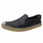 トッズ TOD'S レザー エスパドリーユ スリッポン 91/2(28.5cm) BLACK(ブラック) メンズ