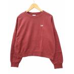  Lee LEE Logo вышивка вырез лодочкой короткий тренировочный футболка M WINERED( wine red ) весна осень женский 