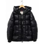 モンクレール MONCLER DOUGNAC GIUBBOTTO ナイロン ジップ ダウンジャケット 1(M) BLACK(ブラック) メンズ