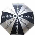  Pearly Gates PEARLY GATES длинный размер UV umbrella зонт от солнца Golf BLACK/SILVER( черный / серебряный ) мужской женский 