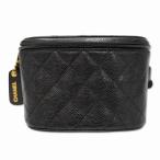  Chanel CHANEL Vintage черная икра s gold кожа талия ремень сумка 3 номер шт. BLACK( черный ) женский 