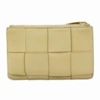 ボッテガヴェネタ BOTTEGA VENETA 667130 レザー マキシイントレチャート ミディアム カセット ウォレット 財布 BEIGE(ベージュ)