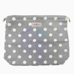 キャスキッドソン Cath Kidston カスタムストロー バスケット インナーポーチ スポット BLUEGRAY(ブルーグレー) レディース