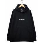 未使用品 コムデギャルソンオム COMME des GARCONS HOMME 2025AW HOMME プリント スウェット プルオーバー パーカー L