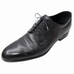 ルイヴィトン LOUIS VUITTON ダミエ レザー ダービー レースアップ ビジネスシューズ 9 1/2(28.5cm) BLACK(ブラック) メンズ