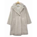 ザラ ZARA フェイクウール コート S GREIGE(グレージュ) 秋冬 レディース