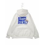 ショッピングシュプリーム 未使用品 シュプリーム SUPREME × ANTIHERO アンタイヒーロー 2022SS Hooded Sweatshirt フーデッド スウェットシャツ パーカー L WHITE