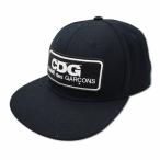 CDG COMME des GARCONS シーディージー コムデギャルソン SNAPBACK CAP ロゴ ワッペン キャップ 帽子 BLACK(ブラック) メンズ