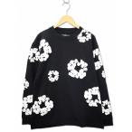 ショッピングリース DENIM TEARS デニムティアーズ LONG SLEEVE COTTON WREATH TEE クルーネック リース プリント 長袖 コットン Tシャツ ロンT XL