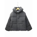 ショッピングショール プラステ PLST ショールカラー ショート ダウンジャケット S CHARCOAL(チャコール) 秋冬 レディース