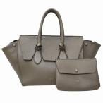セリーヌ CELINE タイバッグ レザー ハンドバッグ トープ レディース