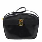 サルヴァトーレフェラガモ Salvatore Ferragamo レザー ヴァラ リボン ショルダーバッグ BLACK ブラック A214183 レディース