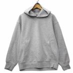 ユニクロ UNIQLO スウェット オーバーサイズ プルパーカ S グレー メンズ レディース