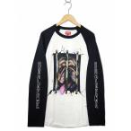 シュプリーム SUPREME Dog Raglan L/S Top クルーネック ドッグ ラグラン ロングスリーブ トップ Tシャツ ロンT L BLACK(ブラック)